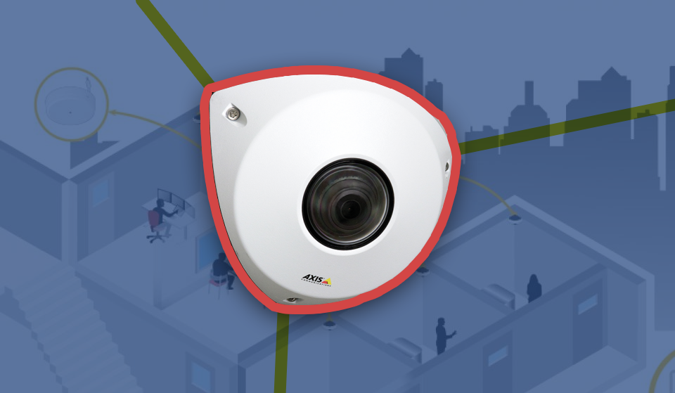 Descubra a Axis P9106-V – A Câmera anti-vandalismo, discreta e para ambientes internos
