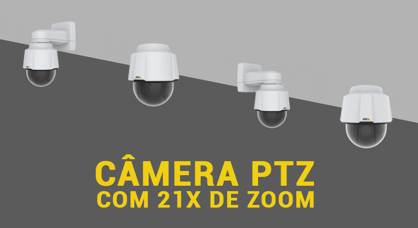 Conheça a nova Câmera PTZ Externa – Axis P5654-E